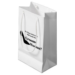 will you be my groomswoman modern proposal  small gift bag