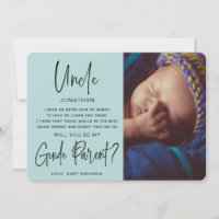 Will you be my Guide Parent Photo