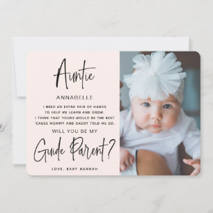 Will you be my Guide Parent Photo