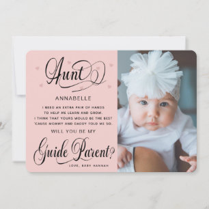 Will you be my Guide Parent Photo