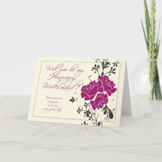 Will you be my Honorary Bridesmaid? Card