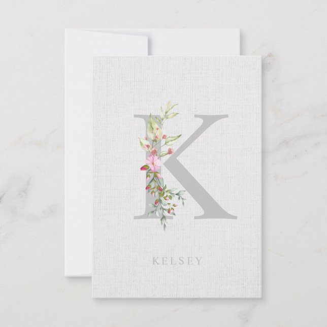 Will You Be My Junior Bridesmaid Delicate Initial (Front)