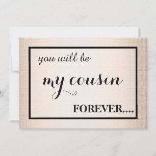 Will you be my junior bridesmaid? invitation