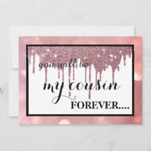 Will you be my junior bridesmaid? invitation