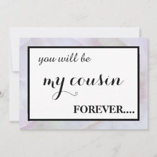 Will you be my junior bridesmaid? invitation