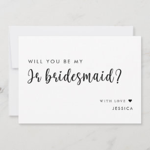 Will you be my Junior Bridesmaid Proposal Card