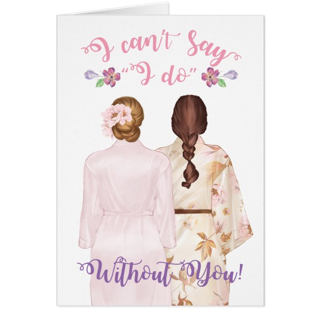 Will you be my Maid of Honour Card (Front)