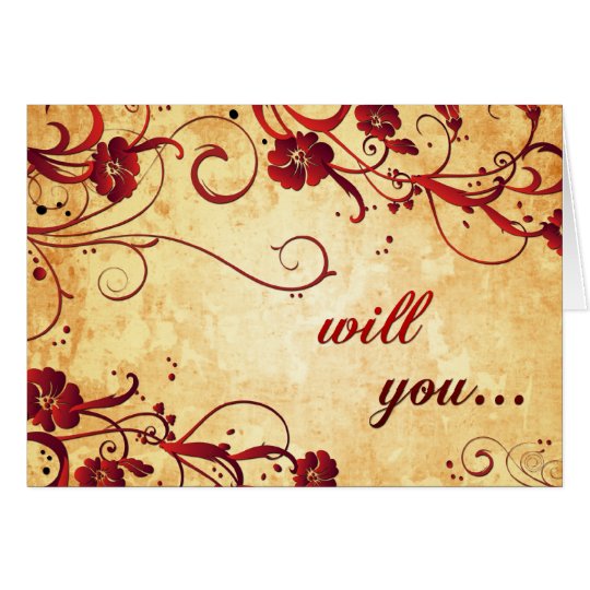 will you be my maid of honour? card