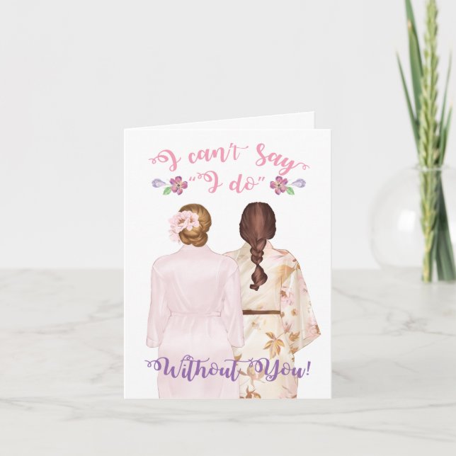 Will you be my Maid of Honour Card (Front)