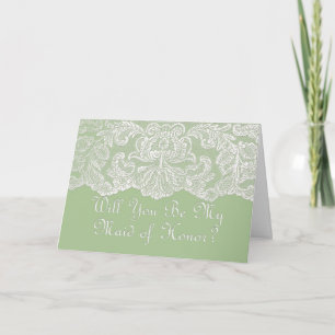 will you be my maid of honour invitation