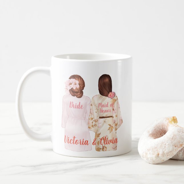 Will you be my Maid of Honour Mug (With Donut)