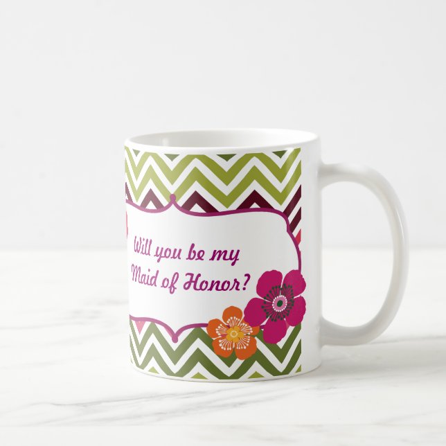 Will you be my Maid of Honour Mug (Right)