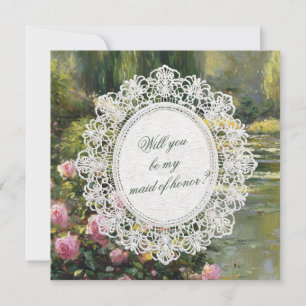Will You Be My Maid of Honour Proposal Card