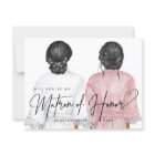 Will you be my Matron of Honour? Girls in Robes In