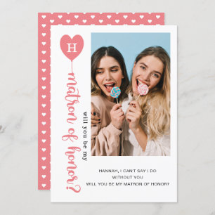 Will You Be My Matron of Honour Photo