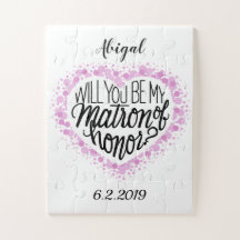 Will you be my Matron of Honour Puzzle