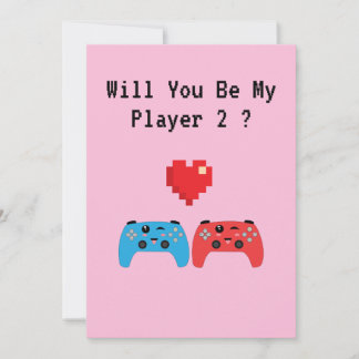 Will You Be My Player 2 ? Holiday Card