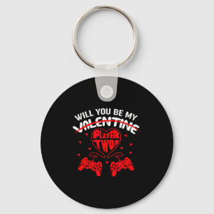 Will You Be My Player 2 Valentines Day For Gamer Key Ring