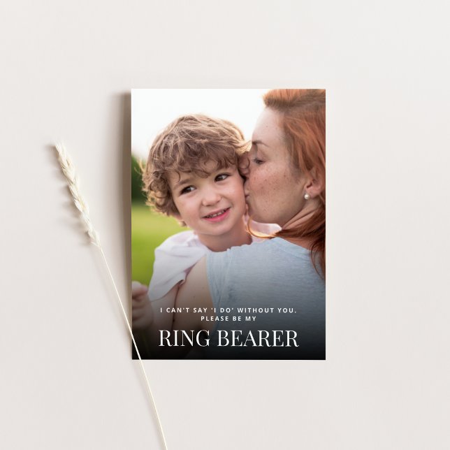 Will You Be My Ring Bearer Card (Creator Uploaded)