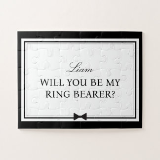 "Will You Be My Ring Bearer" Fun Kids Proposal  Jigsaw Puzzle
