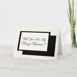 Will You Be My Ring Bearer? Invitation