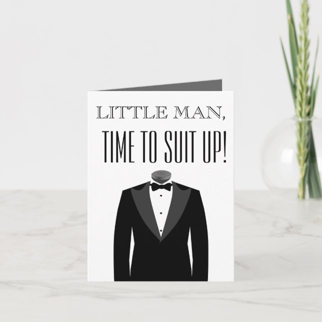 Will You Be My Ring Bearer Proposal Invitation (Front)