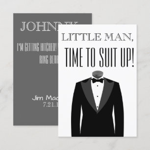 Will You Be My Ring Bearer Proposal Invitation