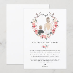 Will you be my Ring Bearer Proposal Invitation