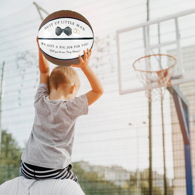 Will you be my Ring Bearer Proposal  Mini Basketball (Creator Uploaded)