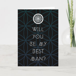 will you be my sacred best man invitation