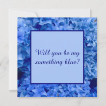Will You Be My Something Blue, Hydrangea Border