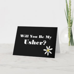 Will You Be My Usher? Invitation