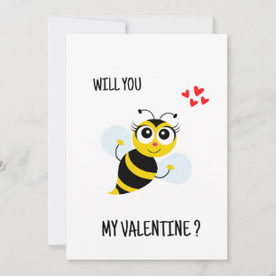 Will you be my valentine? card