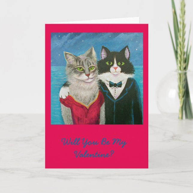Will You Be My Valentine? Holiday Card (Front)