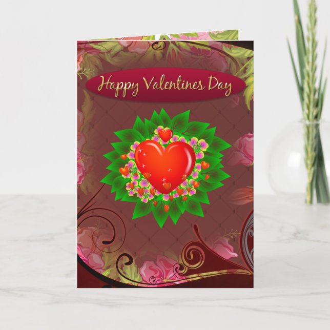 WILL YOU BE MY VALENTINE HOLIDAY CARD (Front)