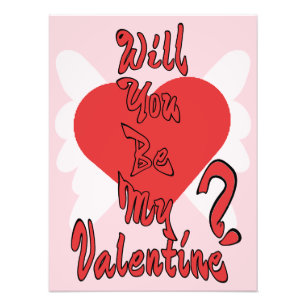 Will You Be My Valentine? Photo Print