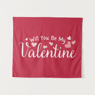 Will You Be My Valentine Tapestry