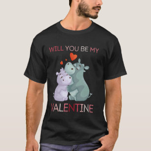 Will you be my valentine Valentine's Day funny sin T-Shirt