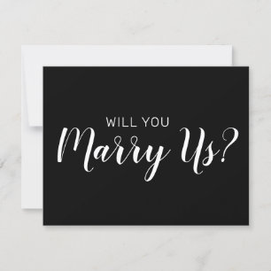 Will You Be Our Officiant   Wedding Marry Us Invitation