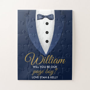 Will You Be Our Page Boy Proposal Jigsaw Puzzle