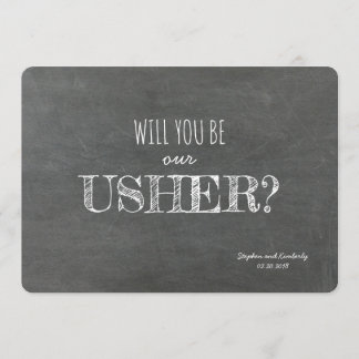 Will you be our Usher Proposal Card