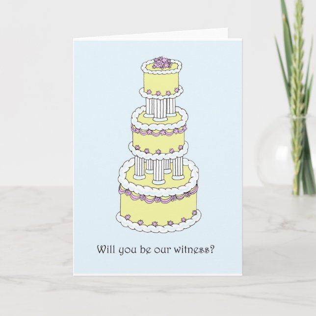 Will You Be Our Witness? Card (Front)
