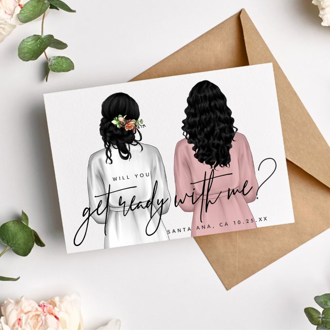 Will You Get Ready With Me? Girls in Robes card (Creator Uploaded)