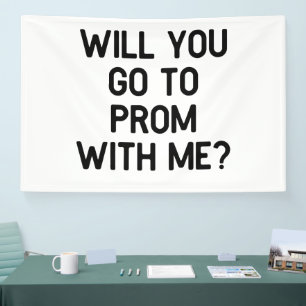 Will You Go to Prom With Me? Promposal Banner