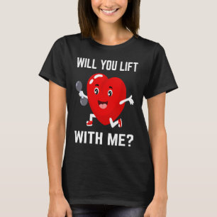 Will You Lift Gym Couple Bodybuilding Workout Powe T-Shirt