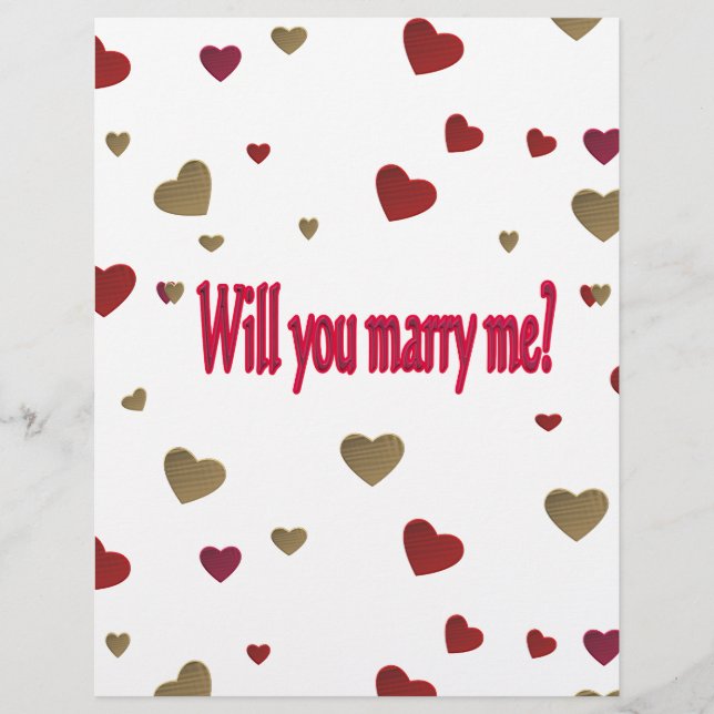 Will you marry me? (Front)