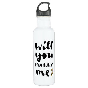 Will you marry me 710 ml water bottle