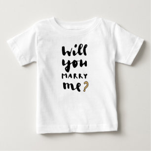 Will you marry me baby bodysuit