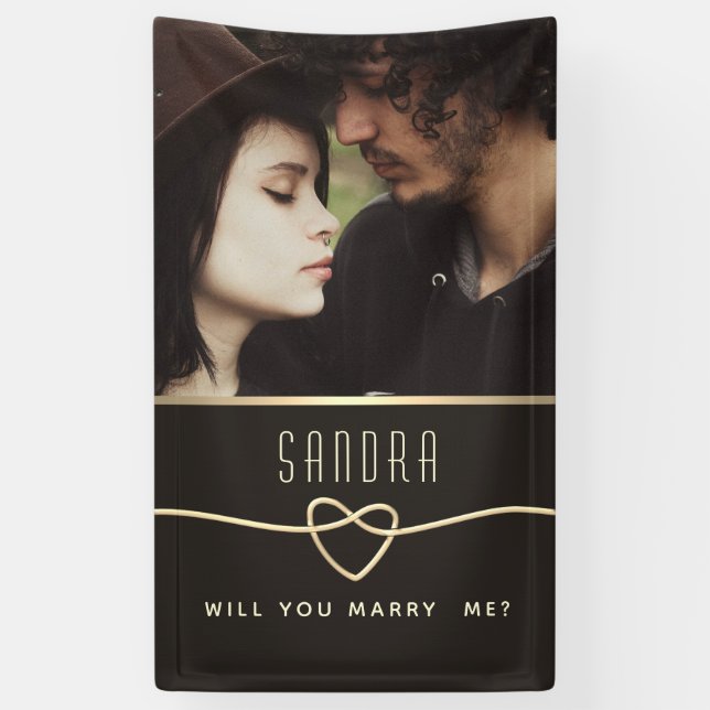Will You Marry Me Banner (Vertical)