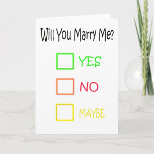 Will You Marry Me by Shirley Taylor Card